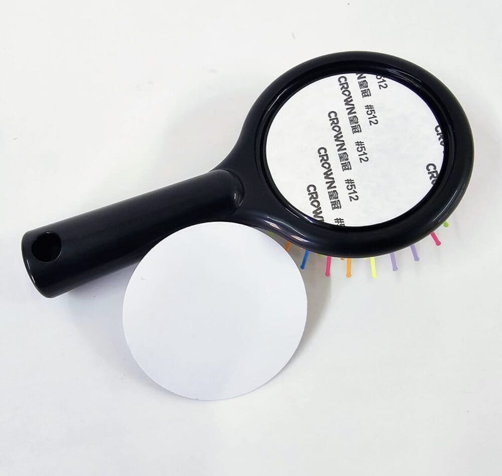 Sublimation Blanks : Rainbow Hairbrush