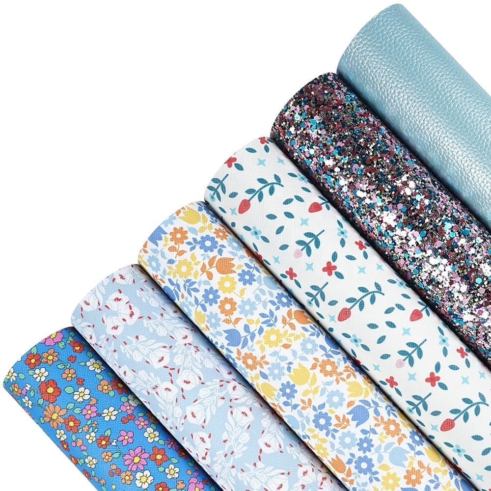 Faux Leather : 6 Piece Floral Magic Series (FL30)