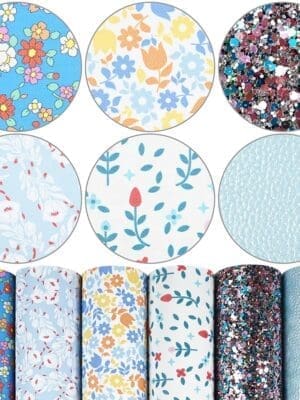 Faux Leather : 6 Piece Floral Magic Series (FL30)