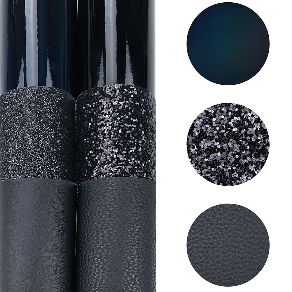 Faux Leather : 6 Piece Black Series (FL10)