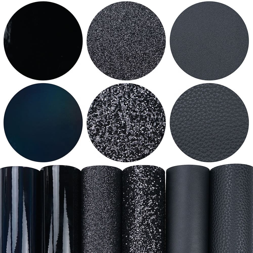 Faux Leather : 6 Piece Black Series (FL10)