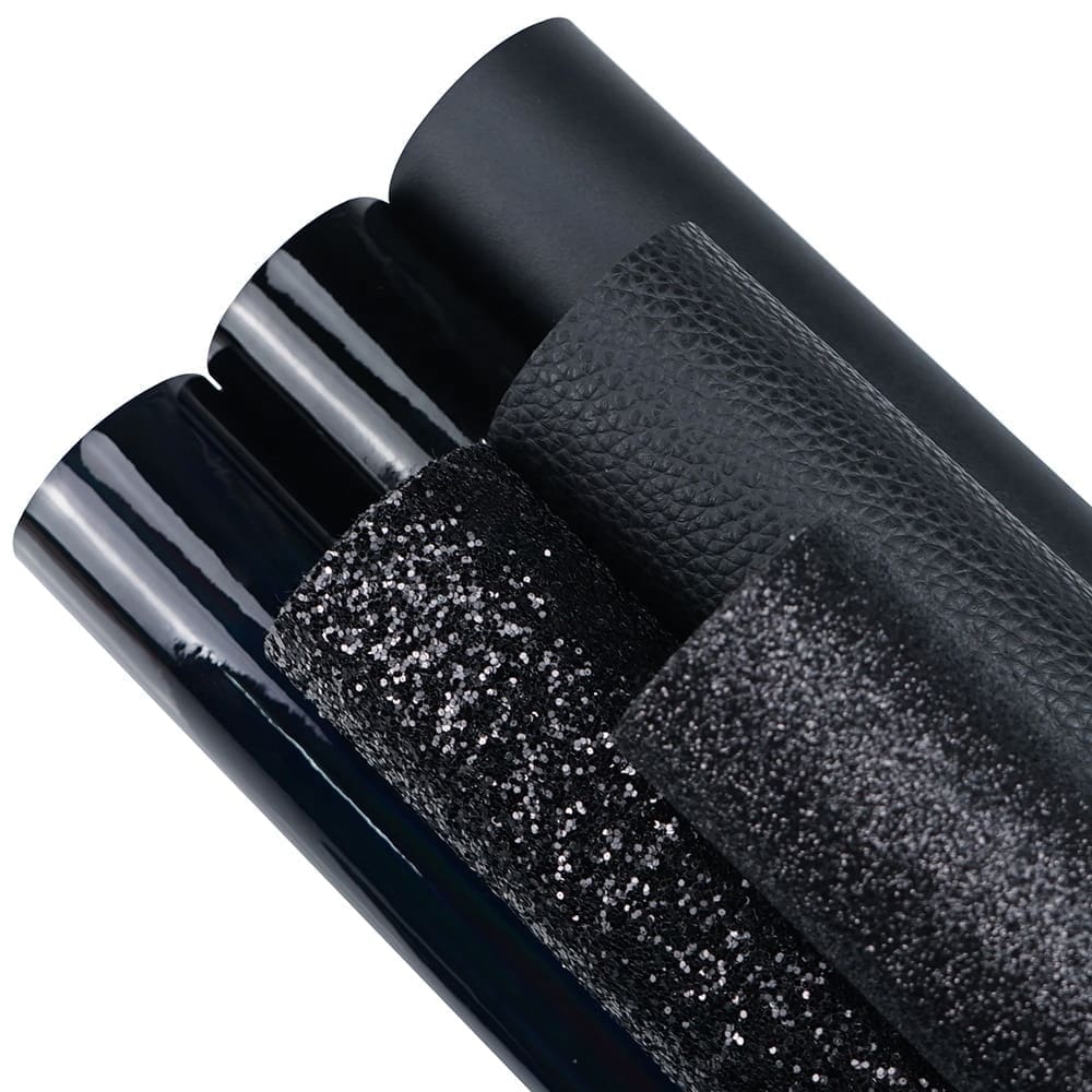 Faux Leather : 6 Piece Black Series (FL10)