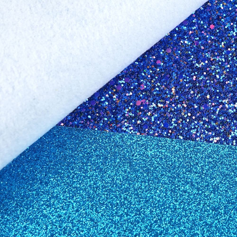 Faux Leather : 6 Piece Blue Series Mix (FL9)