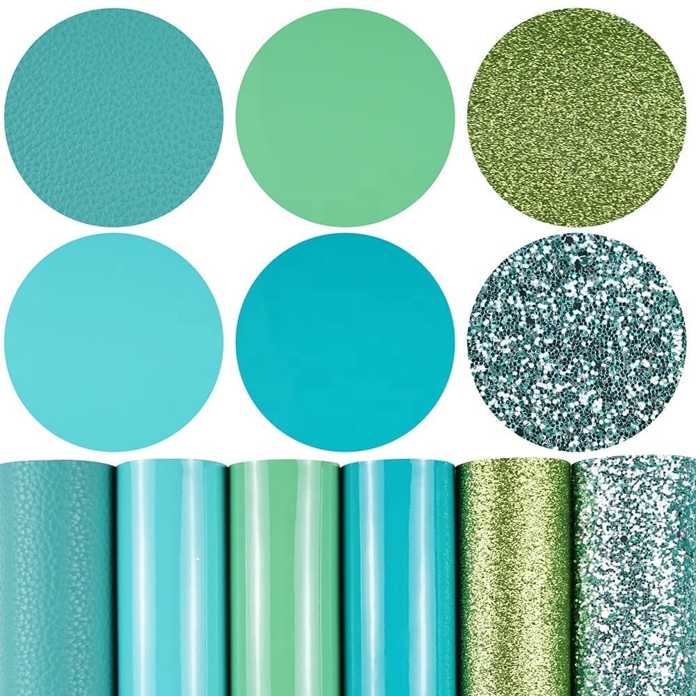 Faux Leather : 6 Piece Green Fantasy Series (FL8)