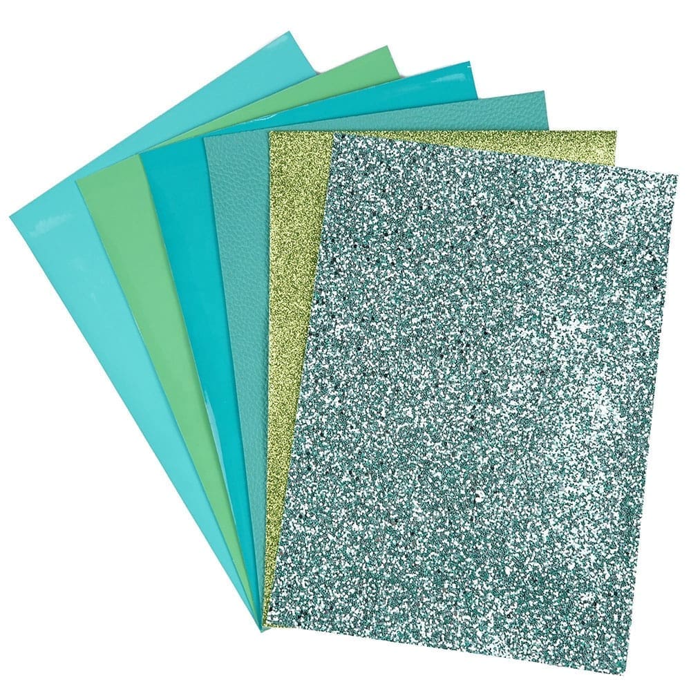 Faux Leather : 6 Piece Green Fantasy Series (FL8)