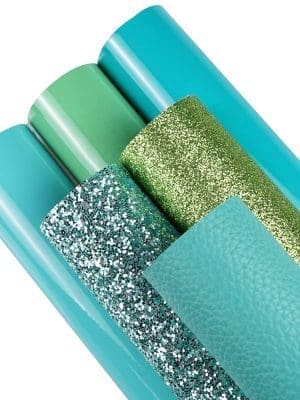 Faux Leather : 6 Piece Green Fantasy Series (FL8)