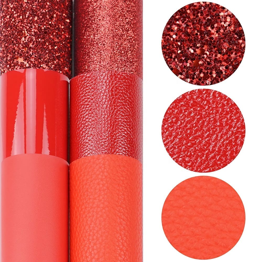 Faux Leather : 6 Piece Red Series (FL18)