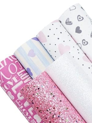 Faux Leather : 6 Piece Romantic Series (FL11)