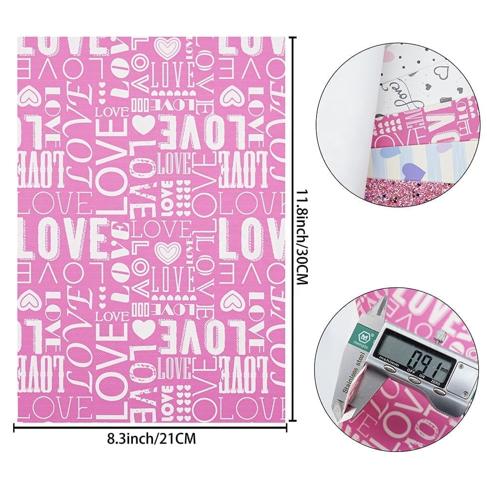 Faux Leather : 6 Piece Romantic Series (FL11)