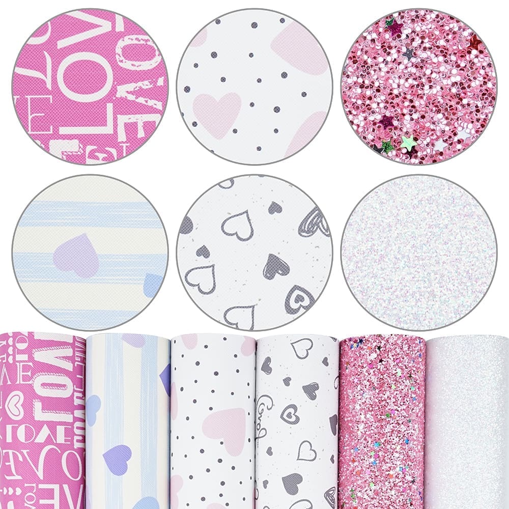 Faux Leather : 6 Piece Romantic Series (FL11)