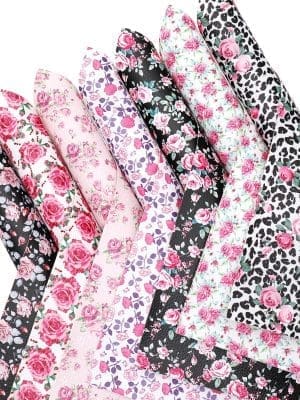 Faux Leather : 7 Piece Rose Galore (FL26)