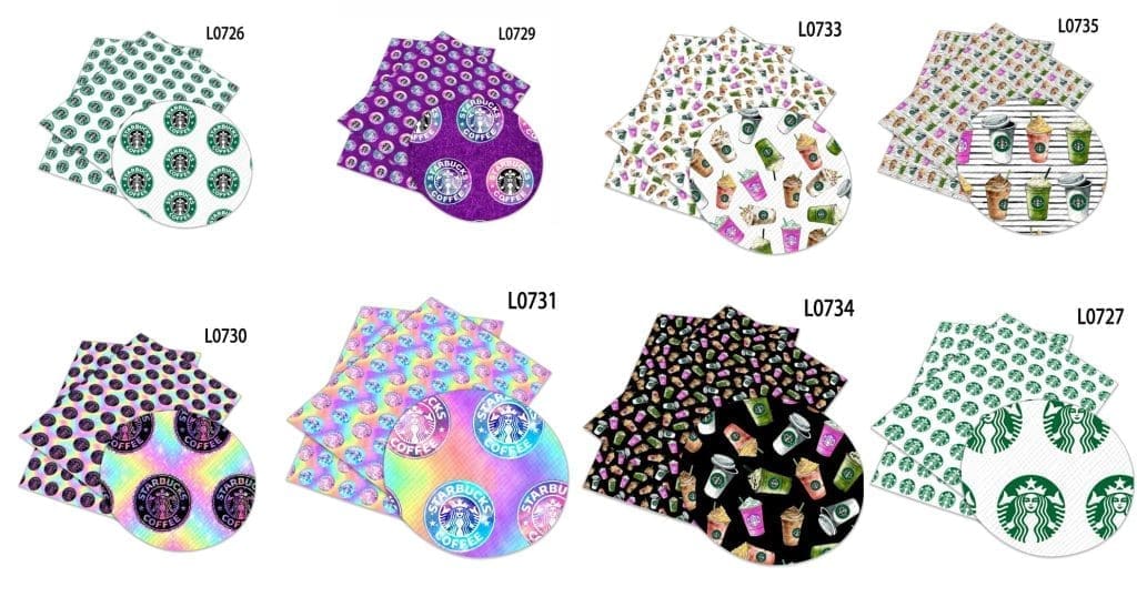 Faux Leather : 8 Piece Star Bucks Deluxe Series (FL33)