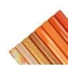 Faux Leather : 8 Piece Orange Deluxe Series (FL17)