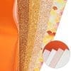 Faux Leather : 8 Piece Orange Deluxe Series (FL17)