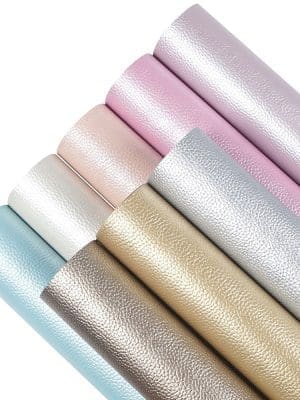 8pcPearl Faux Leather : 8 Piece Pearl Litchi Craze Set (FL4)