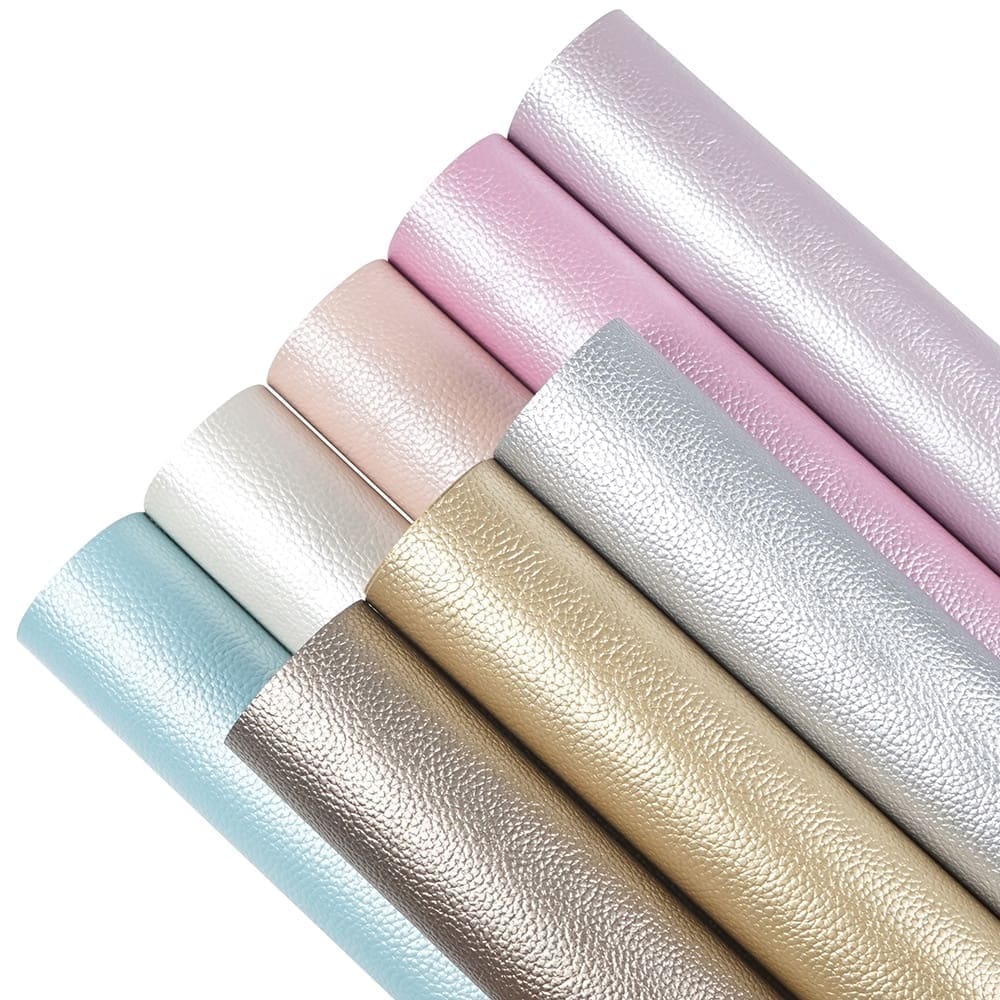 Faux Leather : 8 Piece Pearl Litchi Craze Set (FL4)