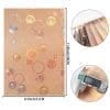 Faux Leather : 9 Piece Rose Gold Holographic Patterned Series (FL2)