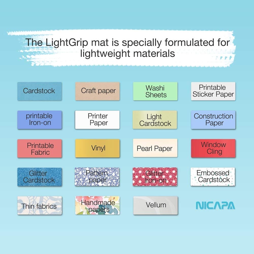 Vinyl Accessories : Nicapa Cutting Mats for Cameo