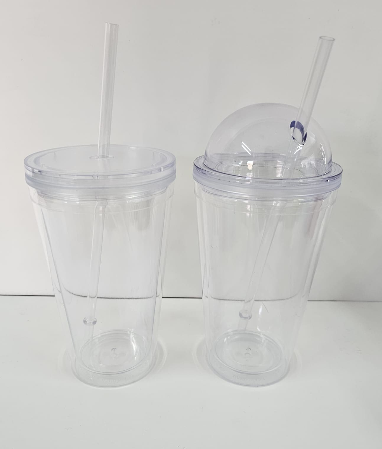 Tumblers : 16oz Acrylic Malibu Double Walled Tumblers
