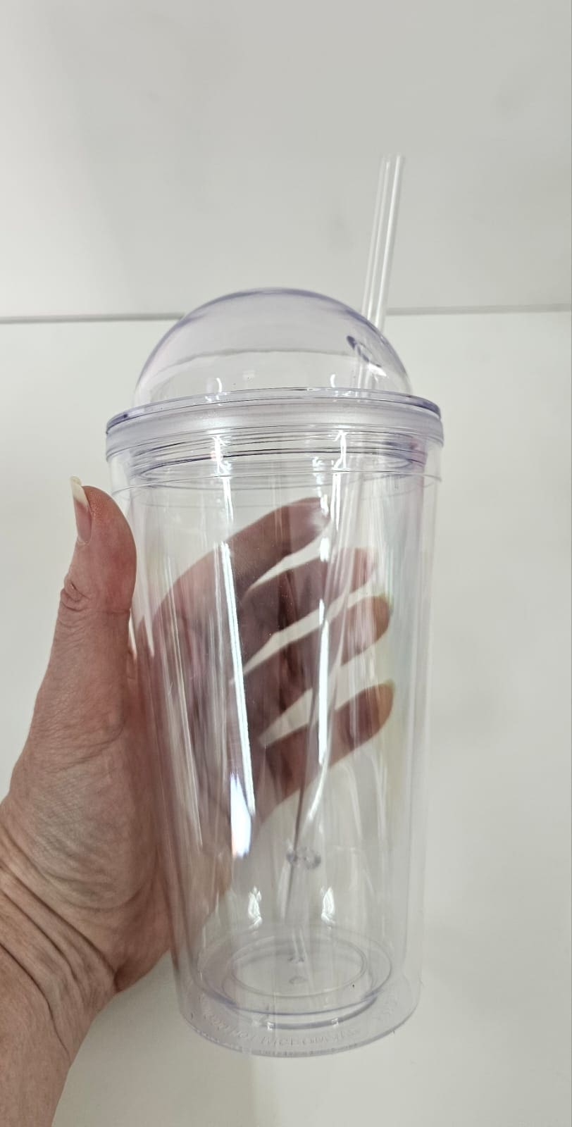 Tumblers : 16oz Acrylic Malibu Double Walled Tumblers