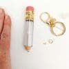 Pencillipgloss1 Keyrings : DIY Pencil Holder Keychain or Just the Pencil Lipgloss Container