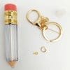 Pencillipgloss2 Keyrings : DIY Pencil Holder Keychain or Just the Pencil Lipgloss Container