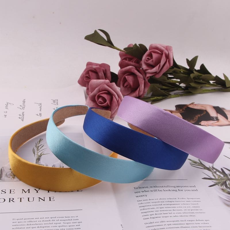 Accessories : Wide Satin Alice Bands