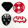 Cookie & Fondant Cutters : Super Heros