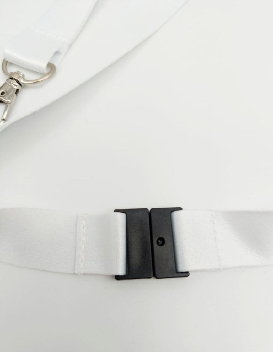 Sublimation Blanks : White Lanyards