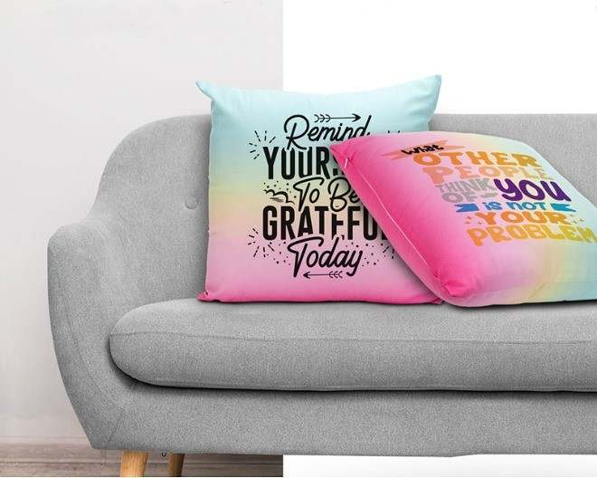 Sublimation Blanks : Unicorn Plush Ombre Cushion Covers