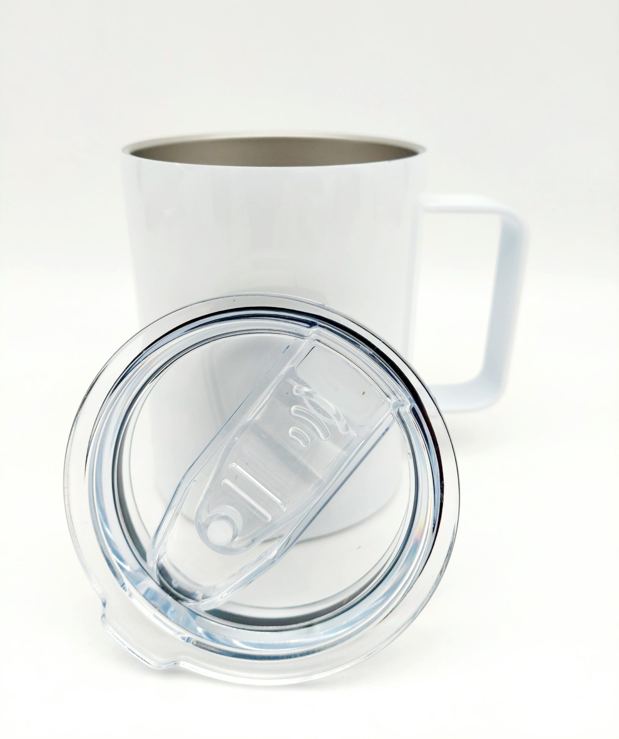 Sublimation Blanks : 12oz Gin/Coffee /22oz Fatty Clear Slider Replacement Tumbler Lids