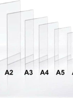 Laser Acrylic Blanks : CLEAR A6, A5, A4, A3, A2, A1 Sheets (1.5mm, 2mm, 3mm & 5mm)