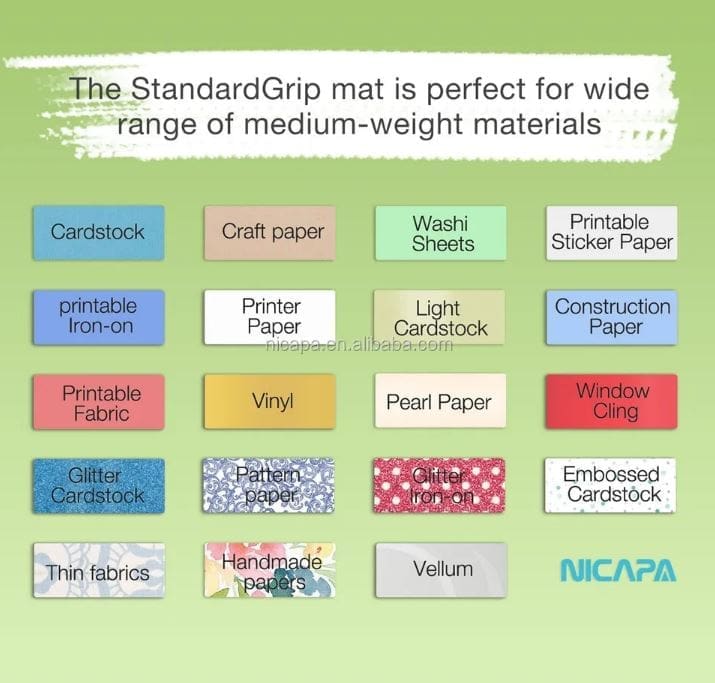 1 Nicapa Cutting Mats for Cricut