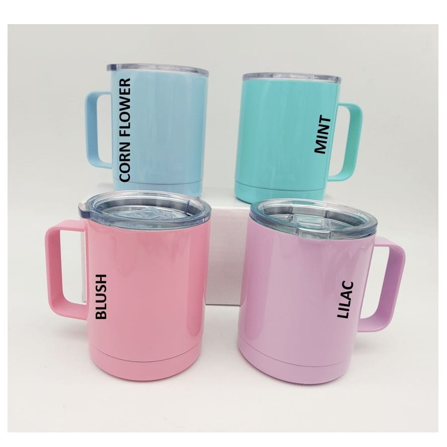 Sublimation Blanks : 12oz Steal Candy Coffee/Tea Mugs
