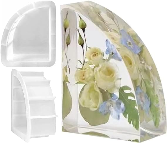 Epoxy & Resin : Curved Silicone Bookend Mould