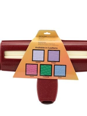 Arts & Crafts : Large Marvy Uchida Paper Crimper (5 Patterns, Straight, Heart, Wave, Diamond & Bubble)