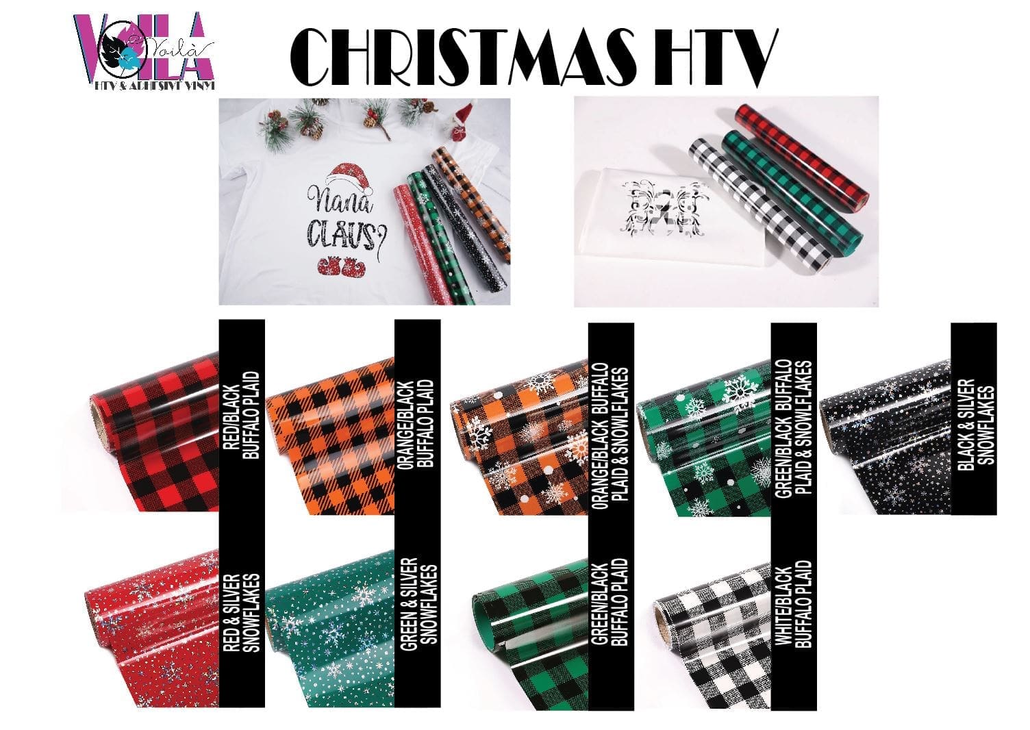 HTV Christmas Theme & Buffalo Plaid