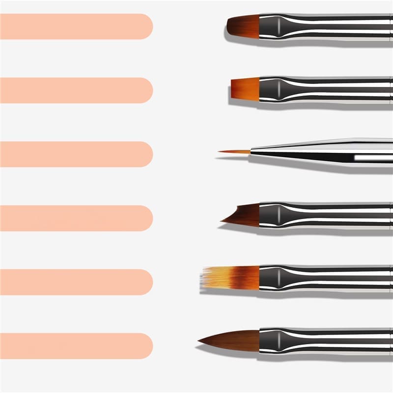 6Pcs Double Head Brush & Dotting Set