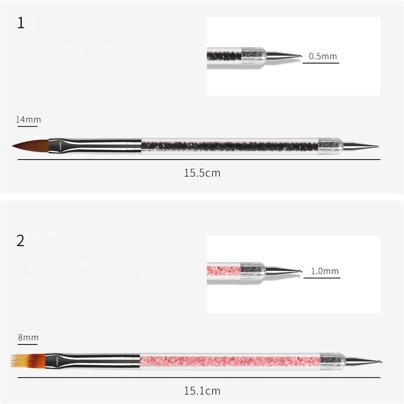 6Pcs Double Head Brush & Dotting Set