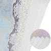 Faux Leather : 7 Piece White Holographic Mermaid & Butterfly Mix (FL39)