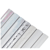 Faux Leather : 7 Piece White Holographic Mermaid & Butterfly Mix (FL39)