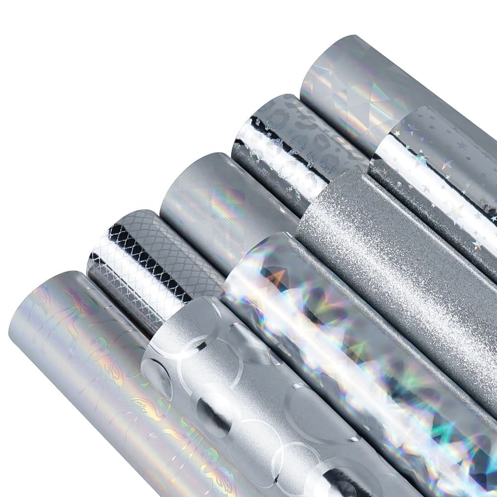 Faux Leather : 9 Piece Silver Mix [Leopard, Flamingo & More] (FL41)