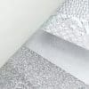 Faux Leather : 6 Piece Silver Mirror Pearl Snakeskin (FL45)