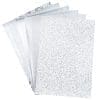 Faux Leather : 6 Piece Silver Mirror Pearl Snakeskin (FL45)