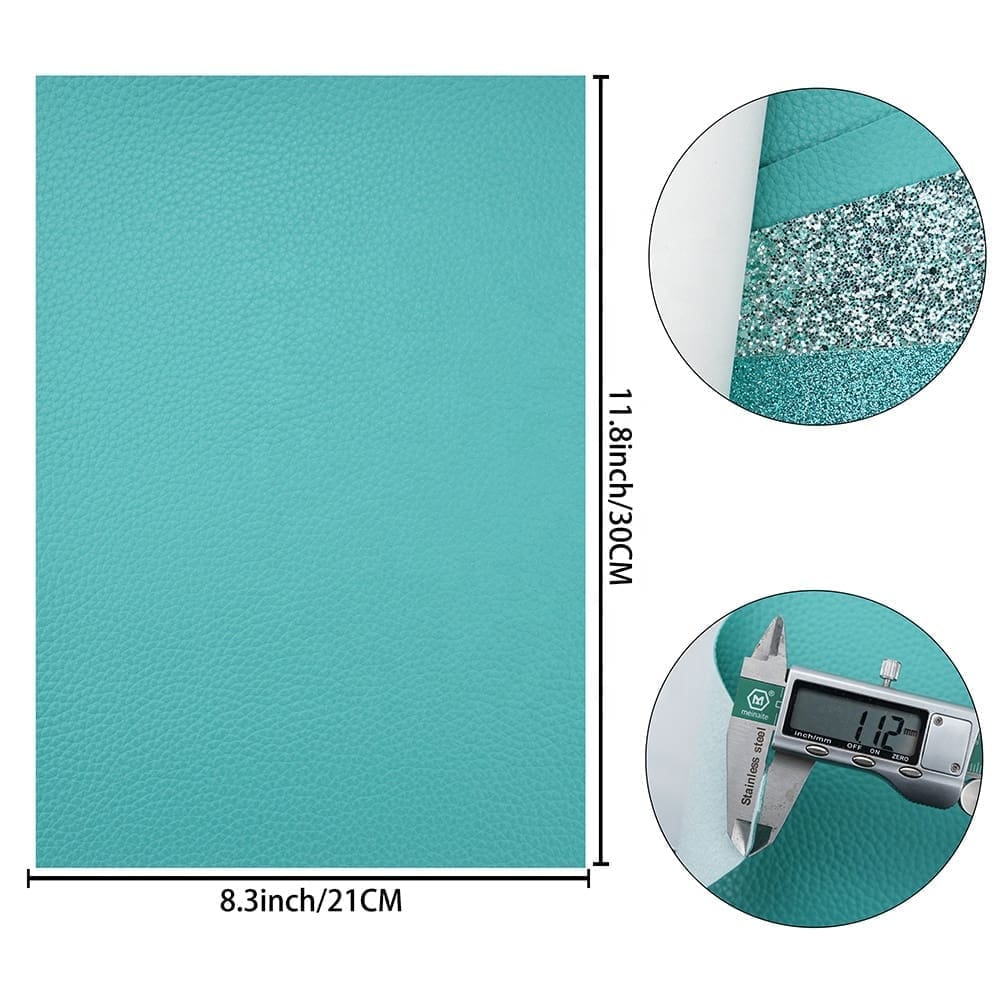 Faux Leather : 6 Piece Turquoise Deluxe (FL50)