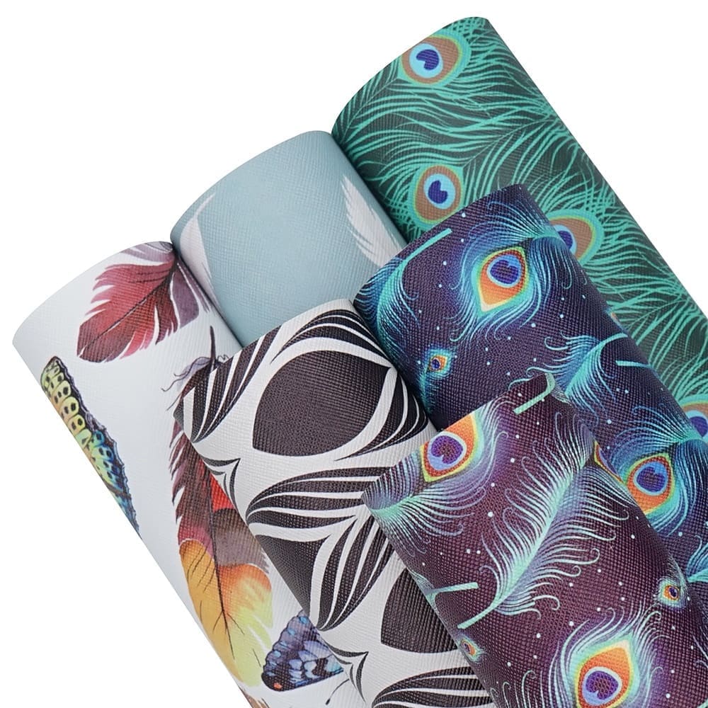 FL51 Faux Leather : 6 Piece Peacock Deluxe Range (FL51)