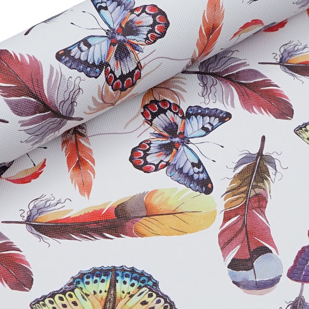 FL51_f Faux Leather : 6 Piece Peacock Deluxe Range (FL51)