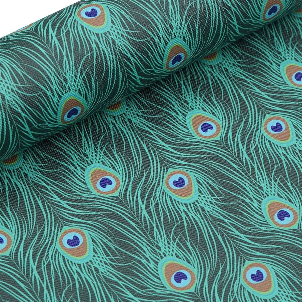 FL51_g Faux Leather : 6 Piece Peacock Deluxe Range (FL51)