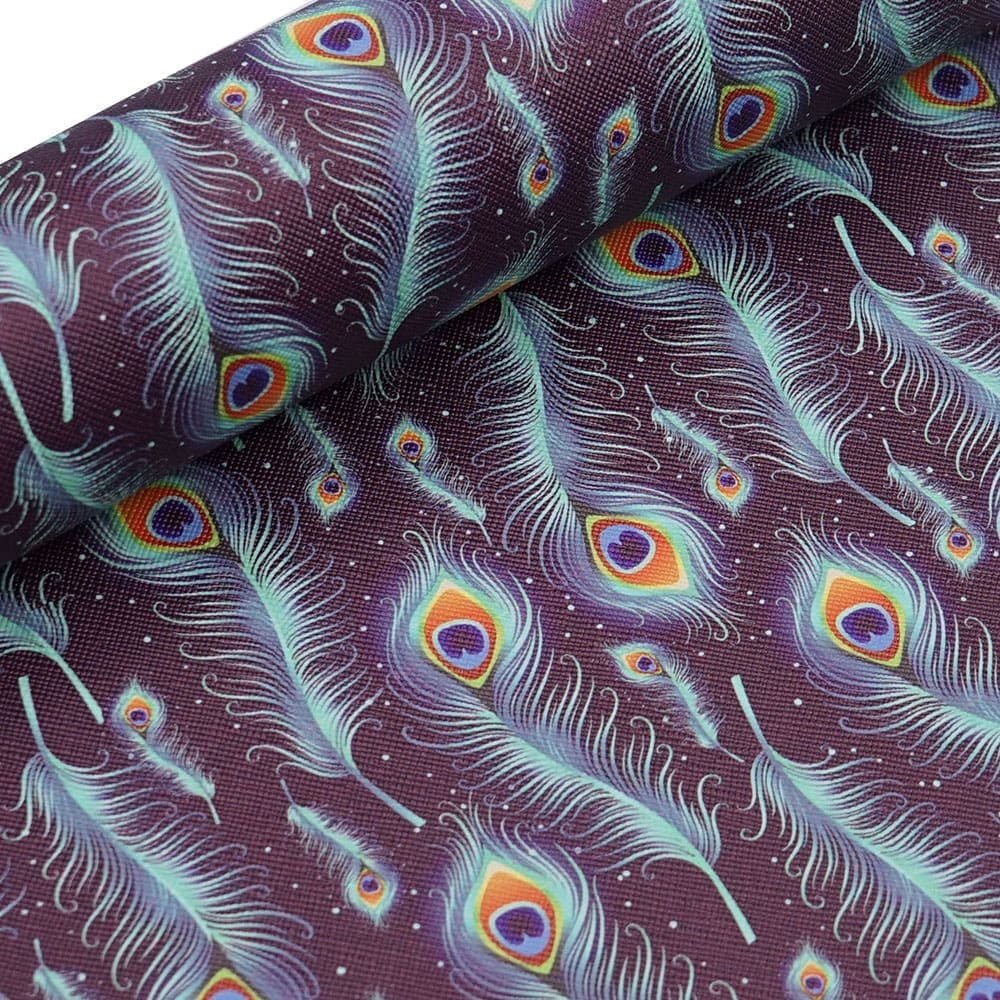 FL51_h Faux Leather : 6 Piece Peacock Deluxe Range (FL51)