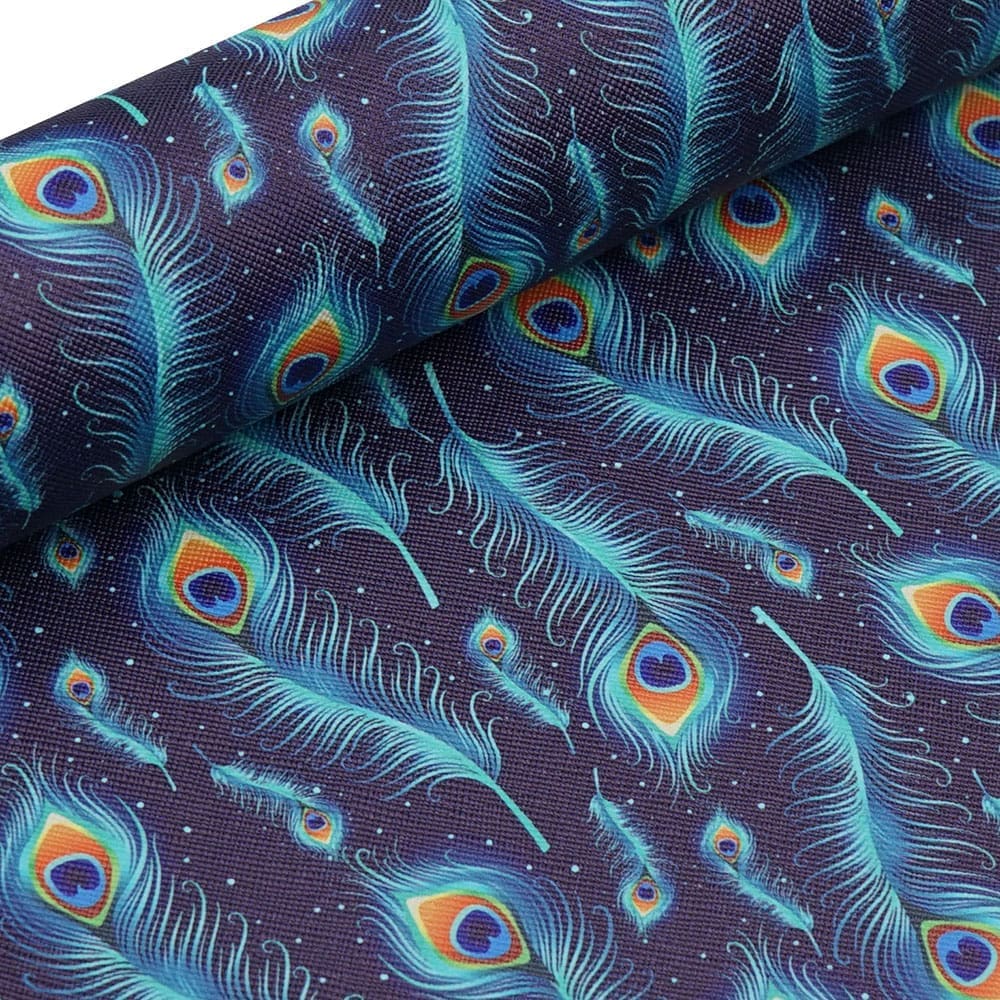 FL51_j Faux Leather : 6 Piece Peacock Deluxe Range (FL51)